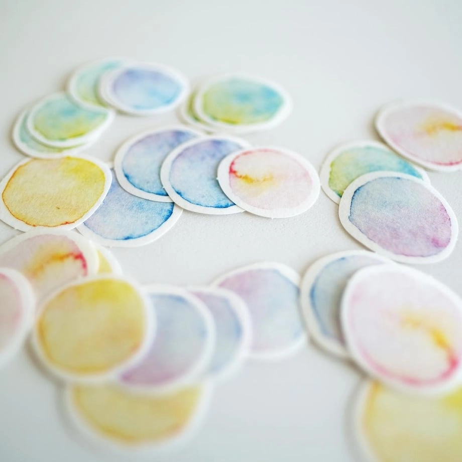 Yohaku Flake Stickers - Waltz paper