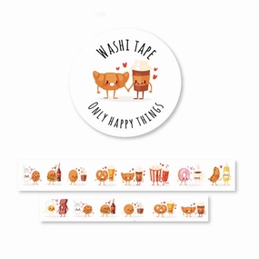Snacktime Sweethearts Washi Tape biodegradable exclusive