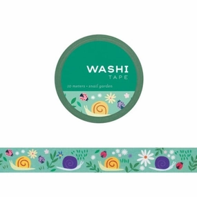 Snail Garden Washi Tape seasonal waterproof