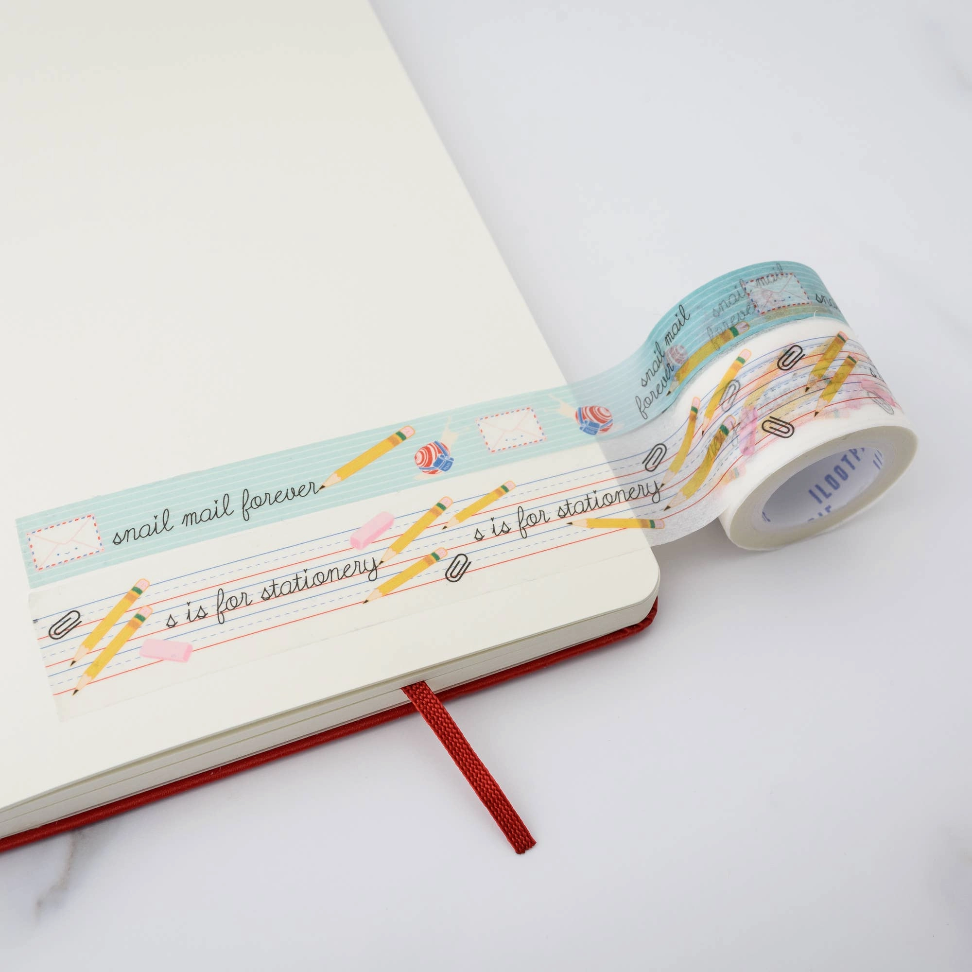Snail Mail Forever Lined Washi Tape eco bold