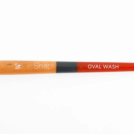 Snap! Paintbrush  Oval ? In, Synthetic earthy