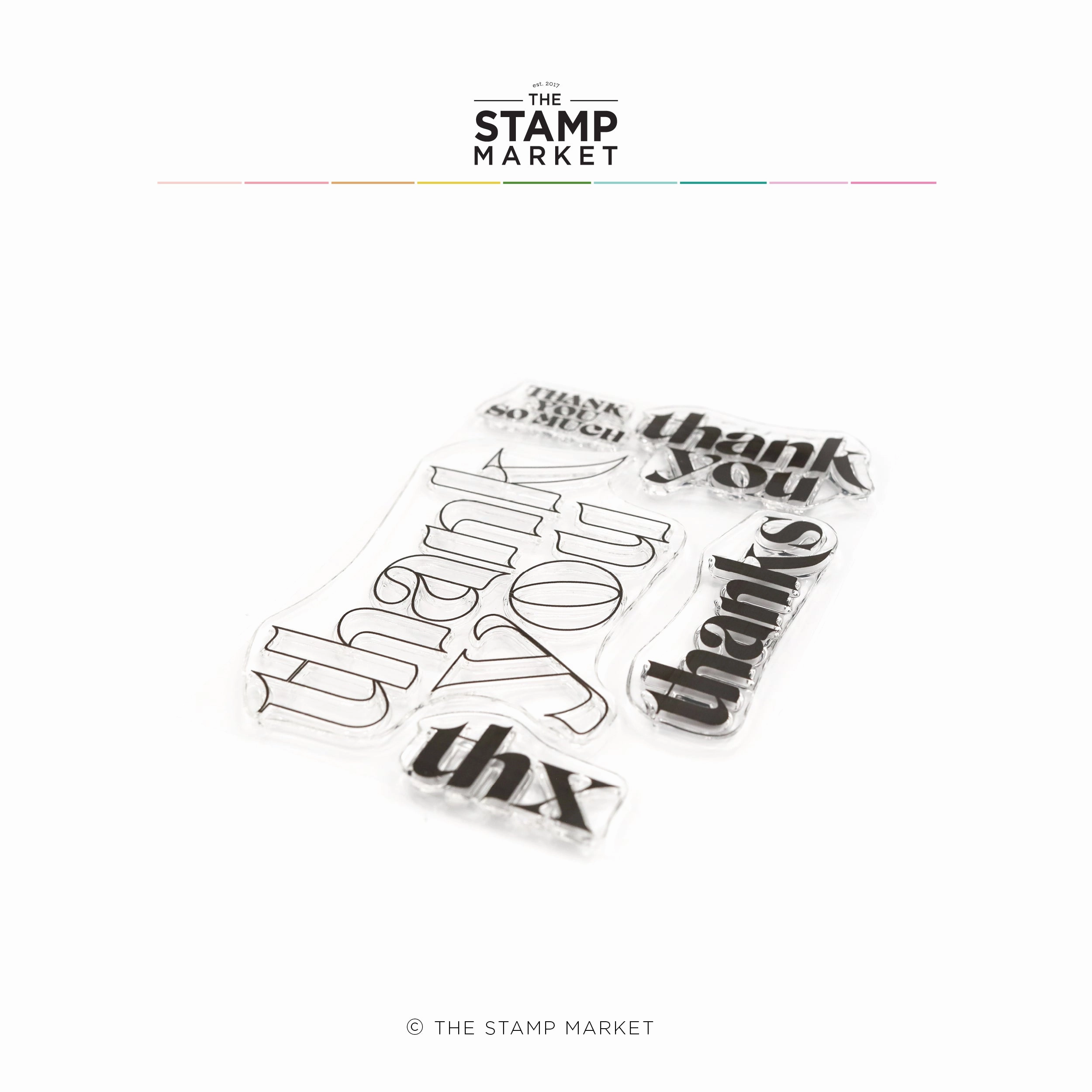 So Many Thanks Stamp Set nonslip synthetic