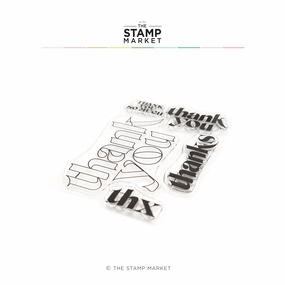 So Many Thanks Stamp Set nonslip synthetic
