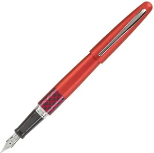 flexible metal Pilot Metropolitan Retro Pop Red Fountain Pen