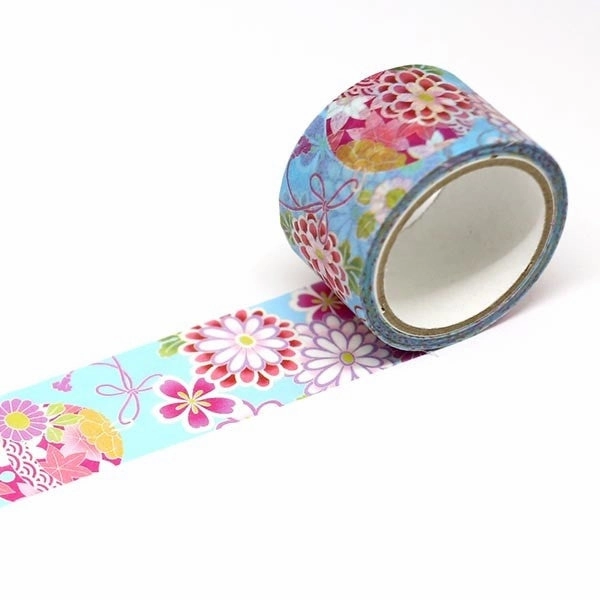 waterproof Bell Floral Kimono Japanese Washi Tape