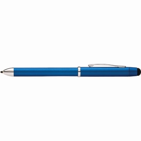 slim Cross Tech3 Metallic Blue Multifunction Pen
