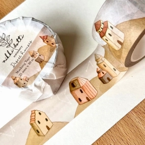 sealed retro Desert Houses Washi Tape