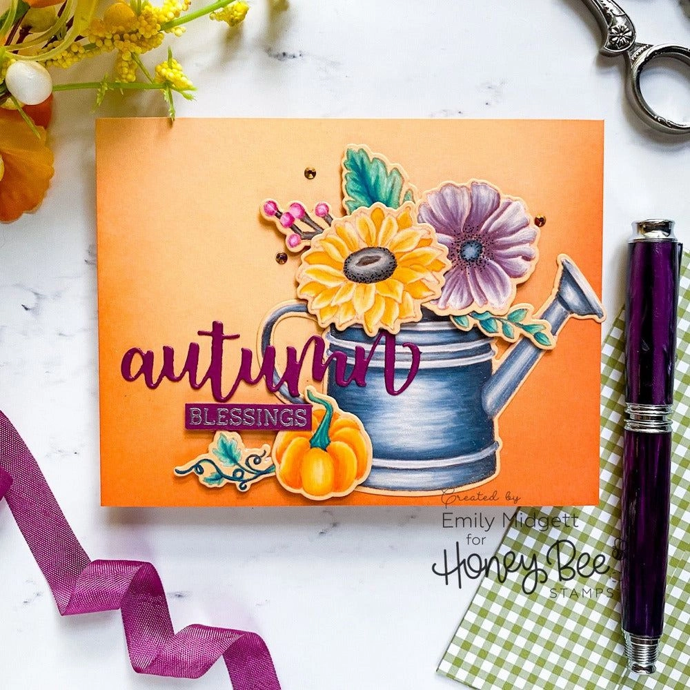 Garden Harvest Florals - 6X6 Stamp Set trendy alloy