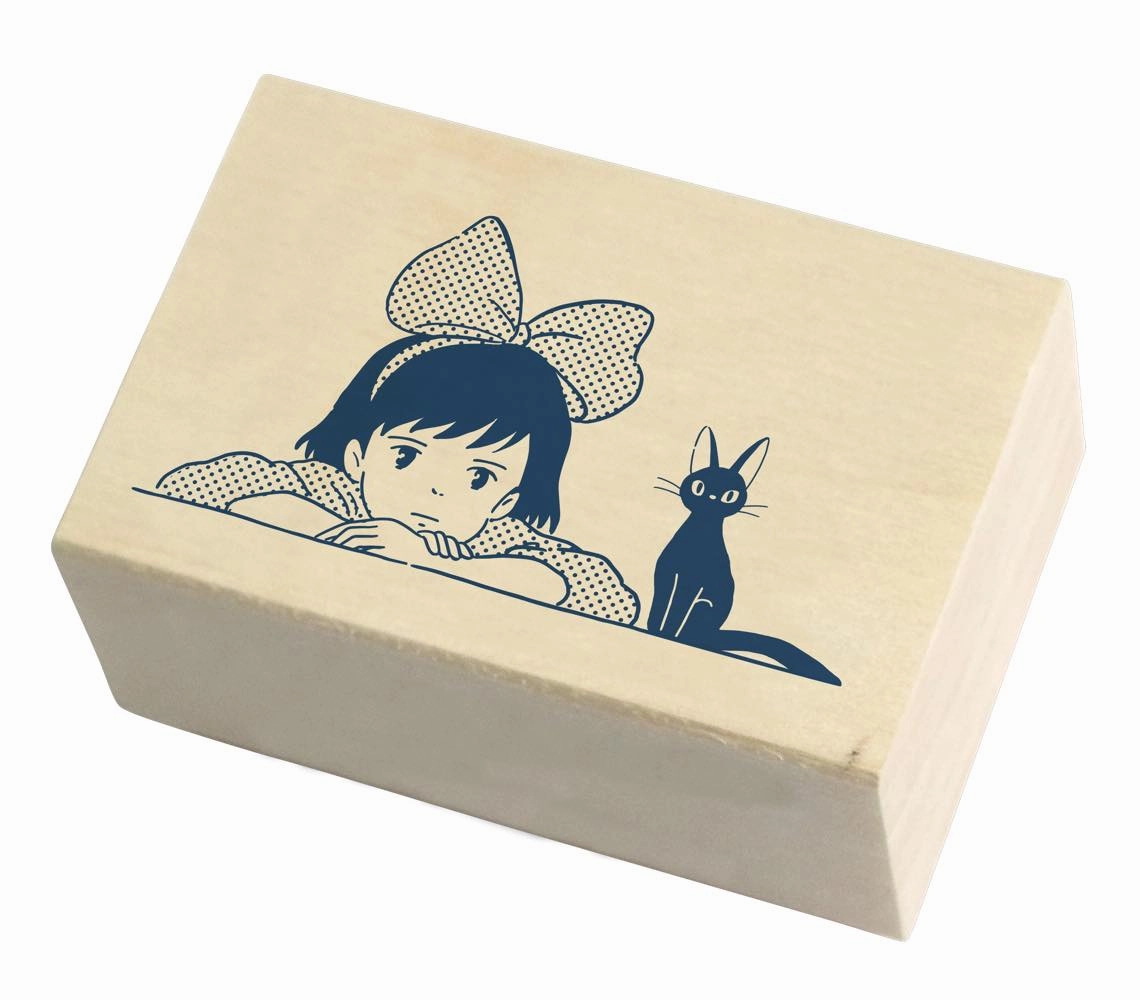 Ghibli Kiki And Jiji Rubber Stamp reliable