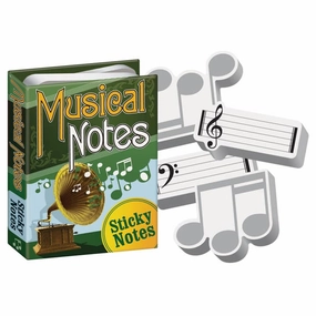 seasonal Musical Notes Sticky Notes