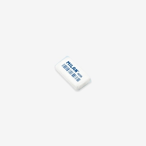 Soft Rubber Eraser 4036 // White ceramic collectible