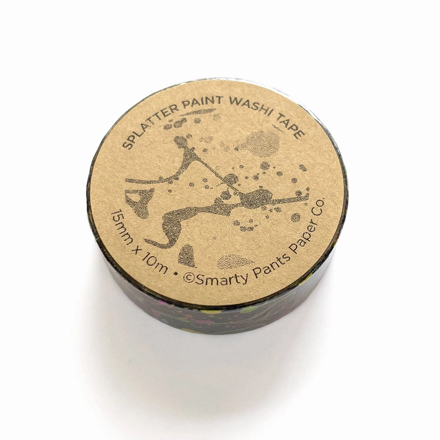 Splatter Paint Washi Tape shiny