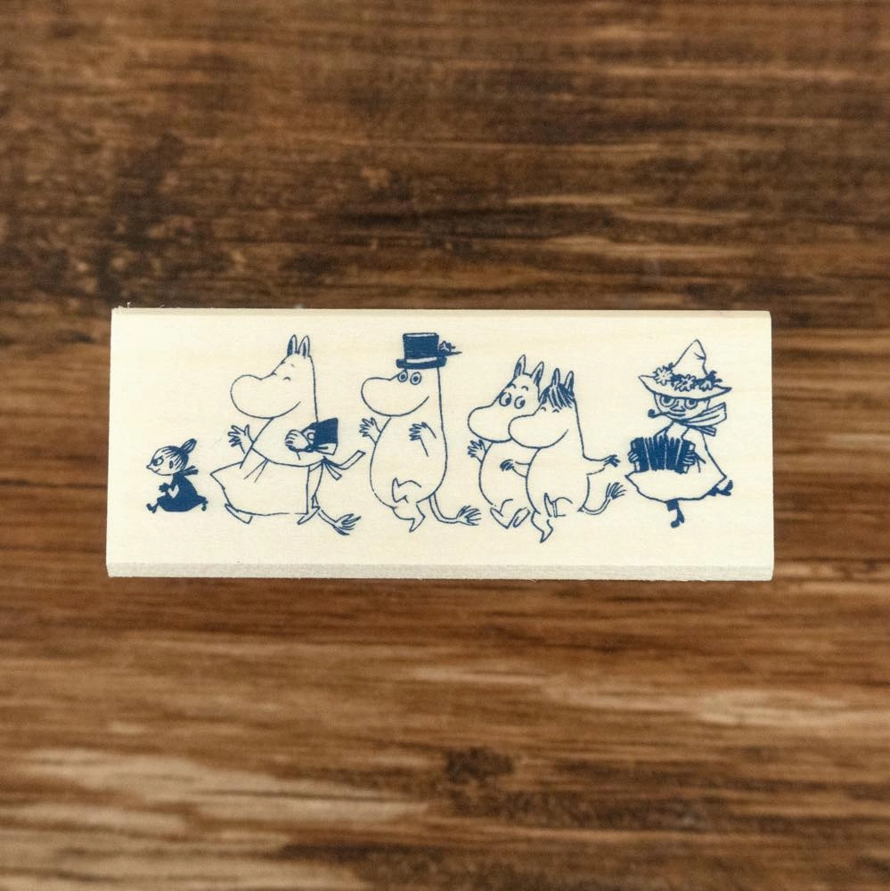short musthave The Moomin Family Rubber Stamp