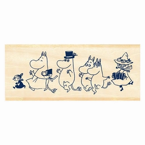 The Moomin Family Rubber Stamp thin