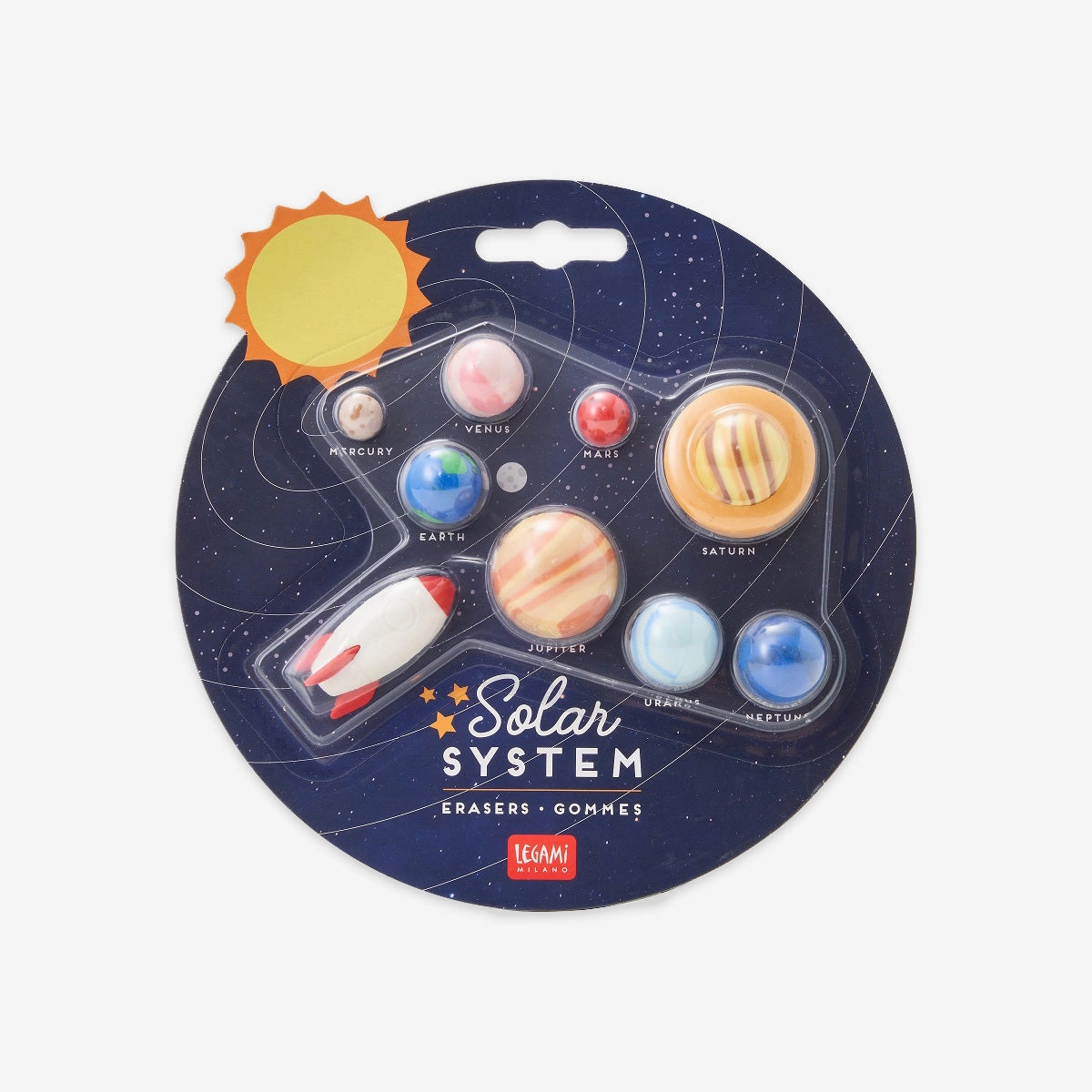 Solar System Erasers // Set Of 9 luxury refined