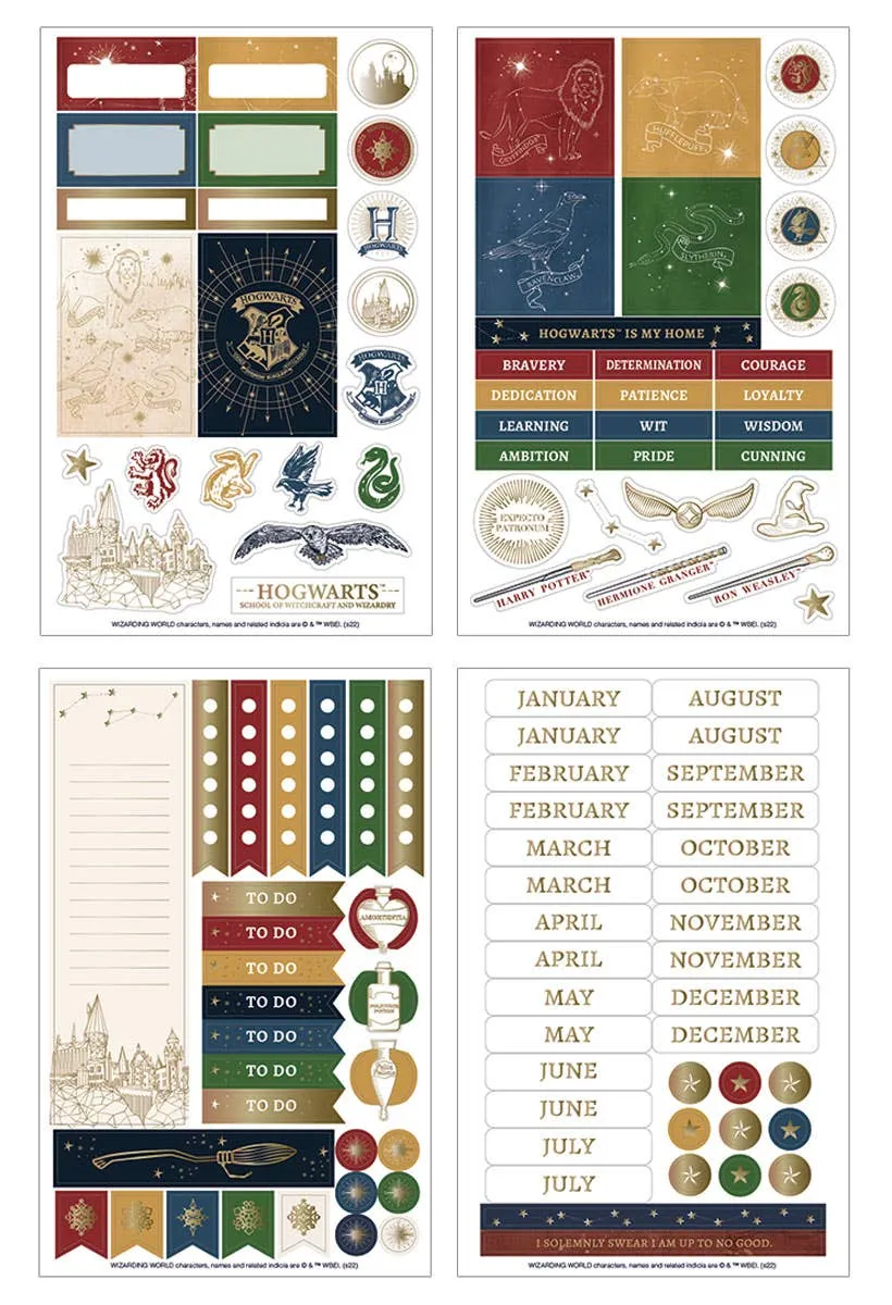 Harry Potter Weekly Planner Set - Undated Navy Constellation neutral