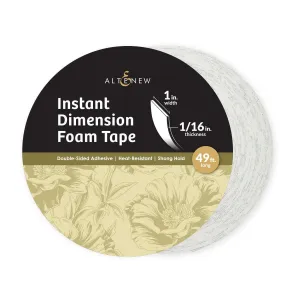 Instant Dimension Foam Tape - 1/16'' X 1'' X 15M latest matte