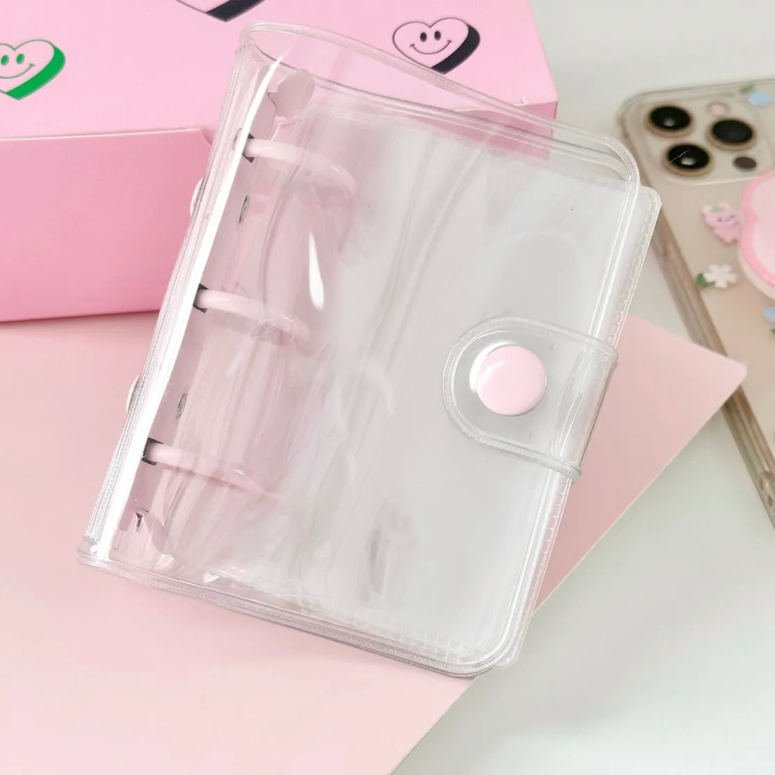 Mini Clear Binder elegant