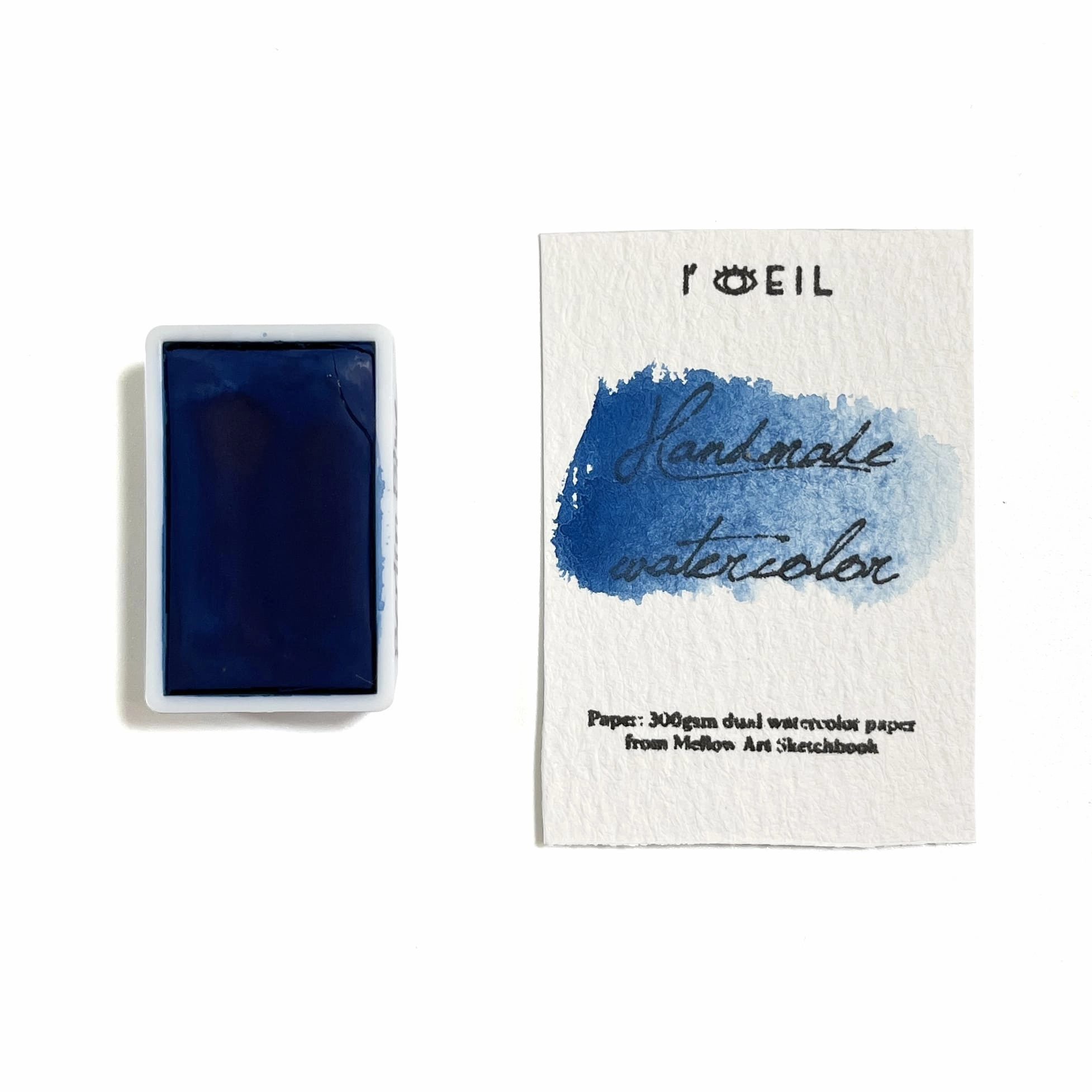 professional thin Berlin Blue Pb27 - Artist Grade Handmade Honey Based Watercolor Paint Full Pan 3.2Ml