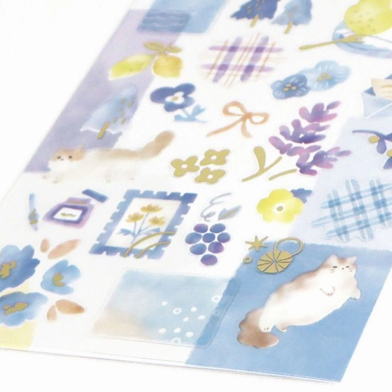 refillable Dewdrop Sticker Sheet - Blue
