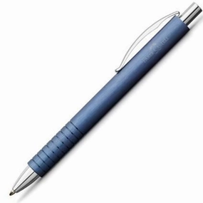 Faber-Castell Essentio Aluminum Blue Ballpoint Pen wooden ceramic