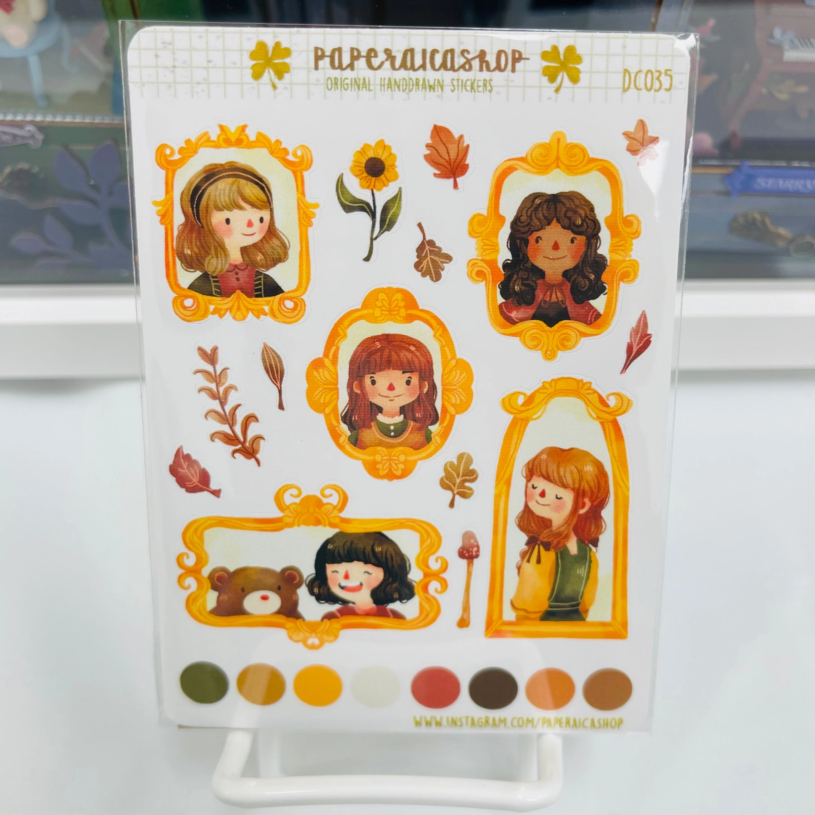 Paperaicashop Autumn Frame Planner Sticker wholesale square
