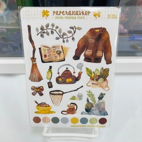 glass alloy Paperaicashop Hedge Witch'S Planner Sticker