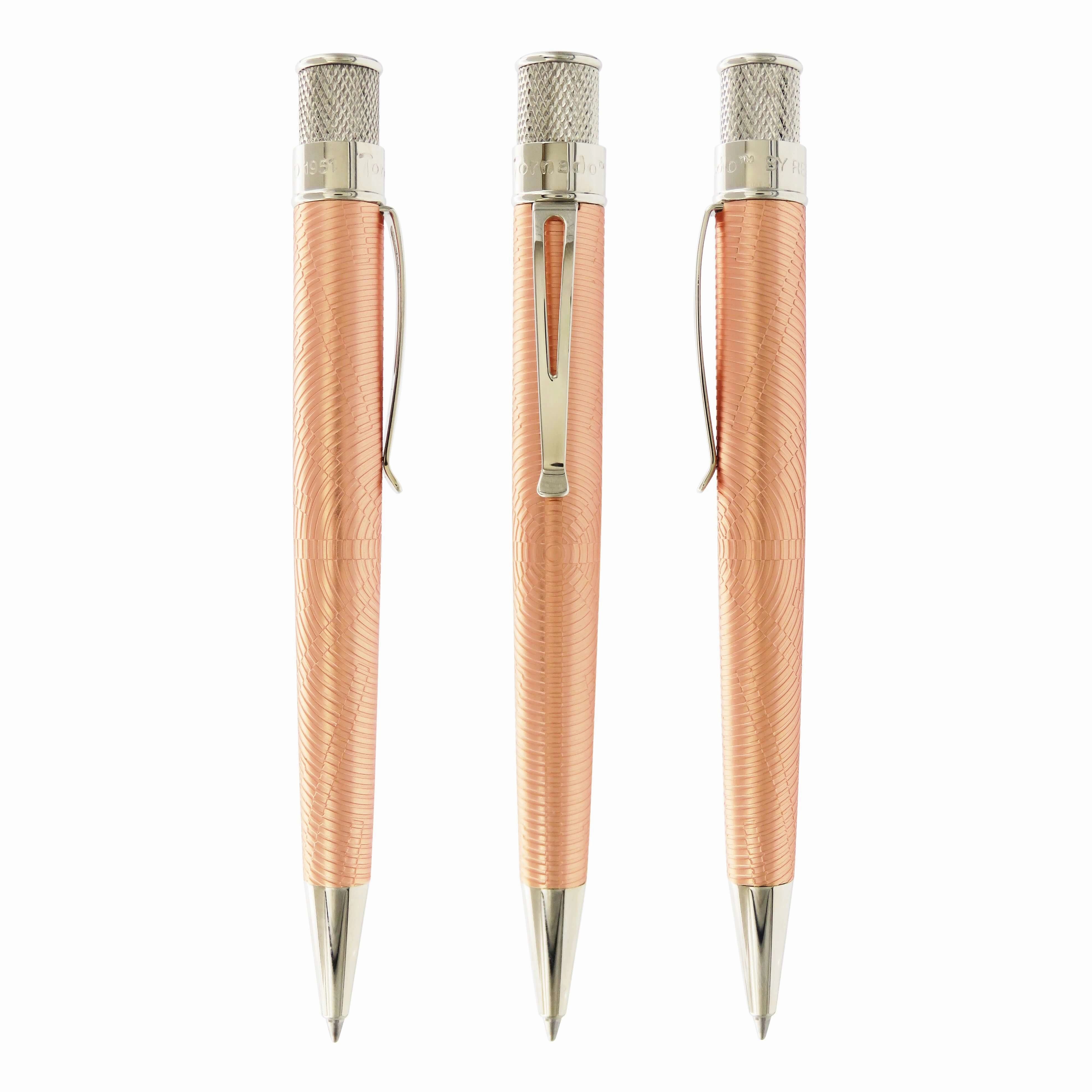 vintage tall Retro 1951 Tornado Metalsmith Nikola Tesla Rollerball Pen