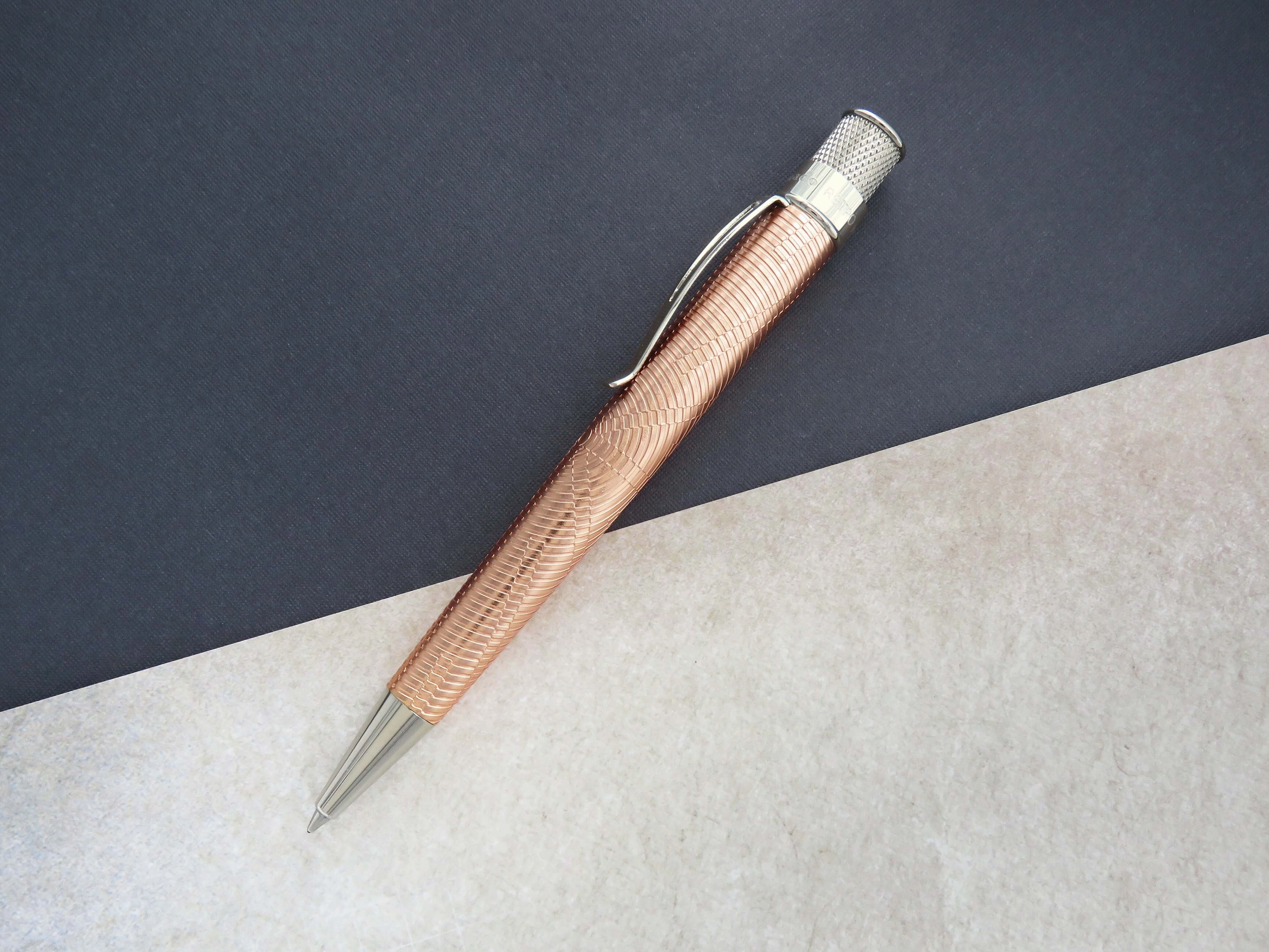 Retro 1951 Tornado Metalsmith Nikola Tesla Rollerball Pen vegan