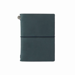 portable Traveler'S Notebook Starter Kit-Passport Size In Blue
