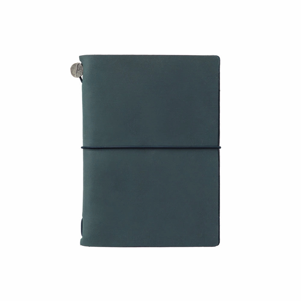 portable Traveler'S Notebook Starter Kit-Passport Size In Blue