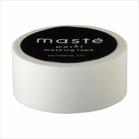 tall retro Solid White Washi Tape Maste