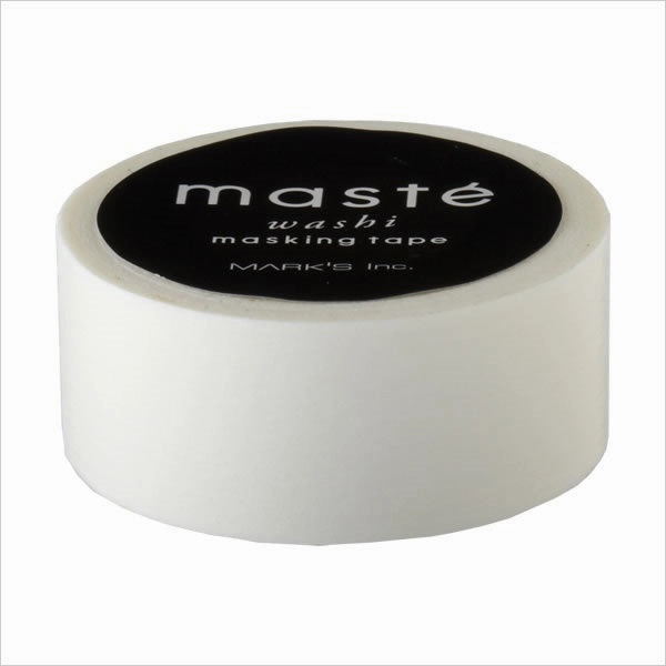 tall retro Solid White Washi Tape Maste