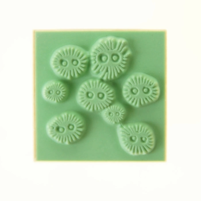 Soot Sprites Rubber Stamp flat