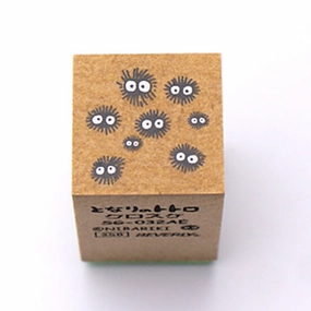 deluxe short Soot Sprites Rubber Stamp