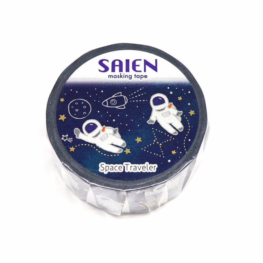 resilient earthy Space Traveler Astronaut Washi Tape Saien