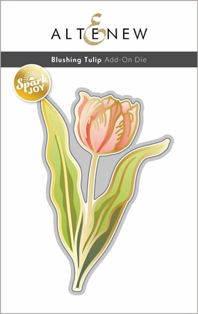 Spark Joy: Blushing Tulip Add-On Die seasonal organic