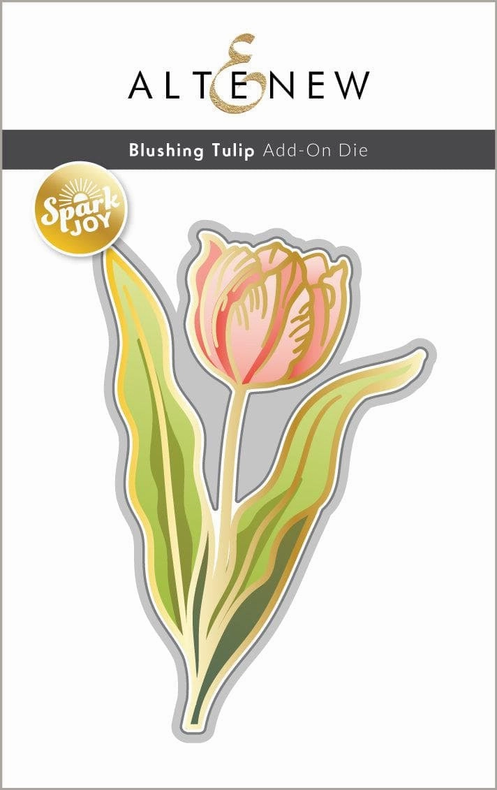 Spark Joy: Blushing Tulip Add-On Die seasonal organic