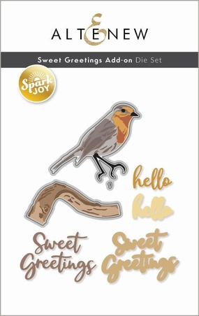 luxury Spark Joy: Sweet Greetings Add-On Die Set