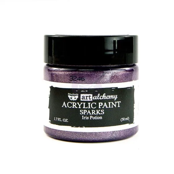 neutral durable Sparks Acrylic Paint - Iris Potion