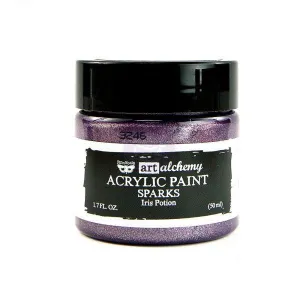 neutral durable Sparks Acrylic Paint - Iris Potion