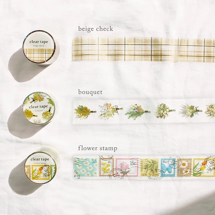 Bouquet Clear Pet Tape sturdy neutral