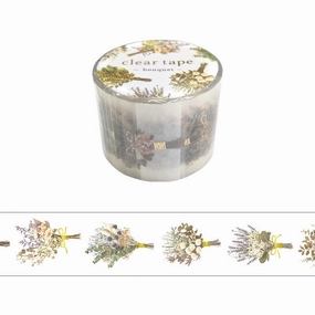 lasting large Bouquet Clear Pet Tape