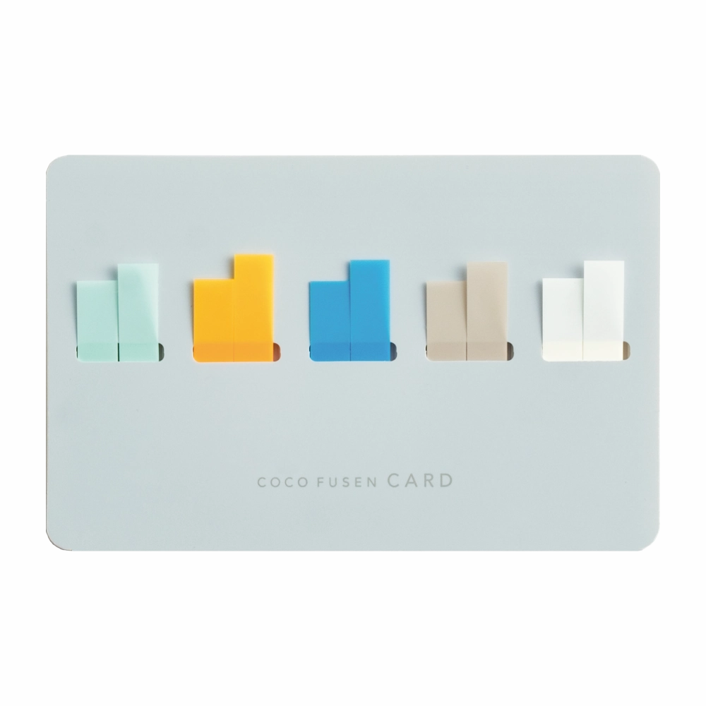 flat plastic Coco Fusen Card Color Nordic S