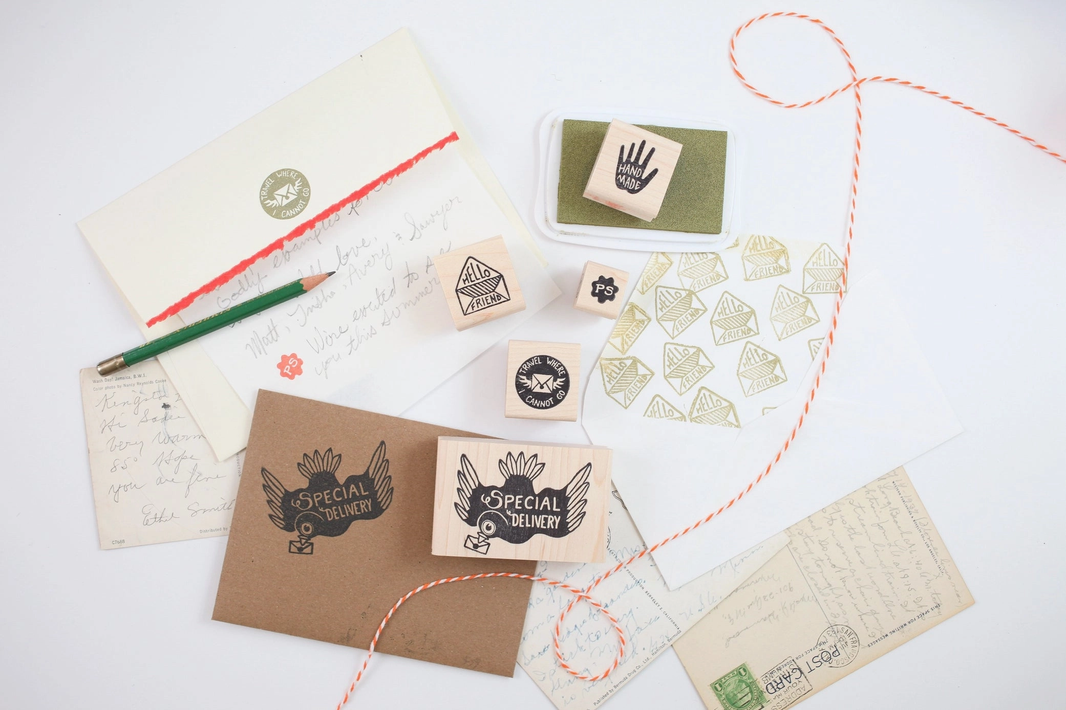 multipurpose automatic Special Delivery Pigeon Rubber Stamp