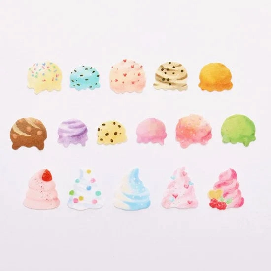 exclusive shockproof Ice Cream Shop Washi Roll Sticker Bande