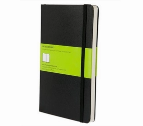 Moleskine Plain Hardbound Notebook- Large superior