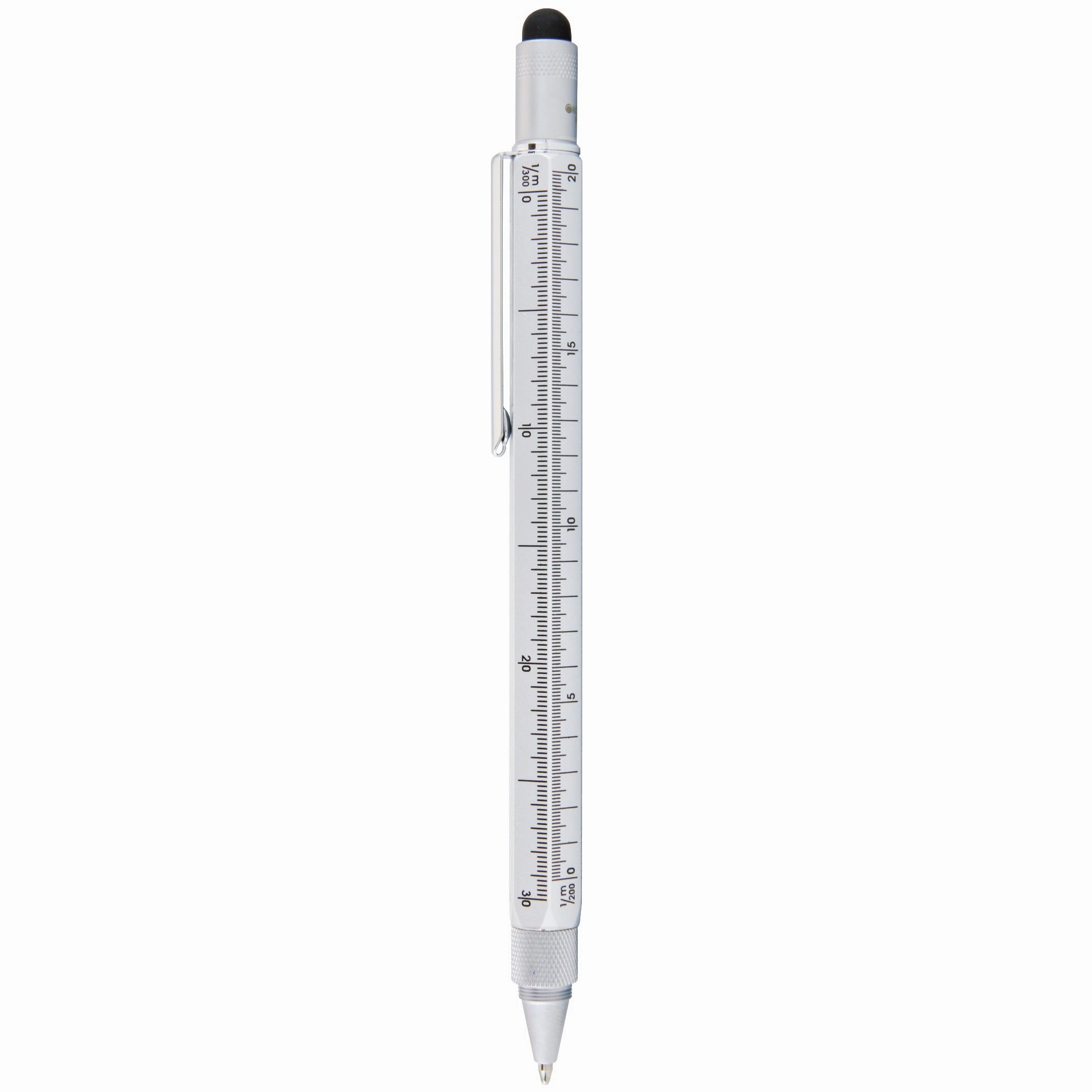 Monteverde One Touch Stylus Tool Silver Ballpoint Pen refillable muted