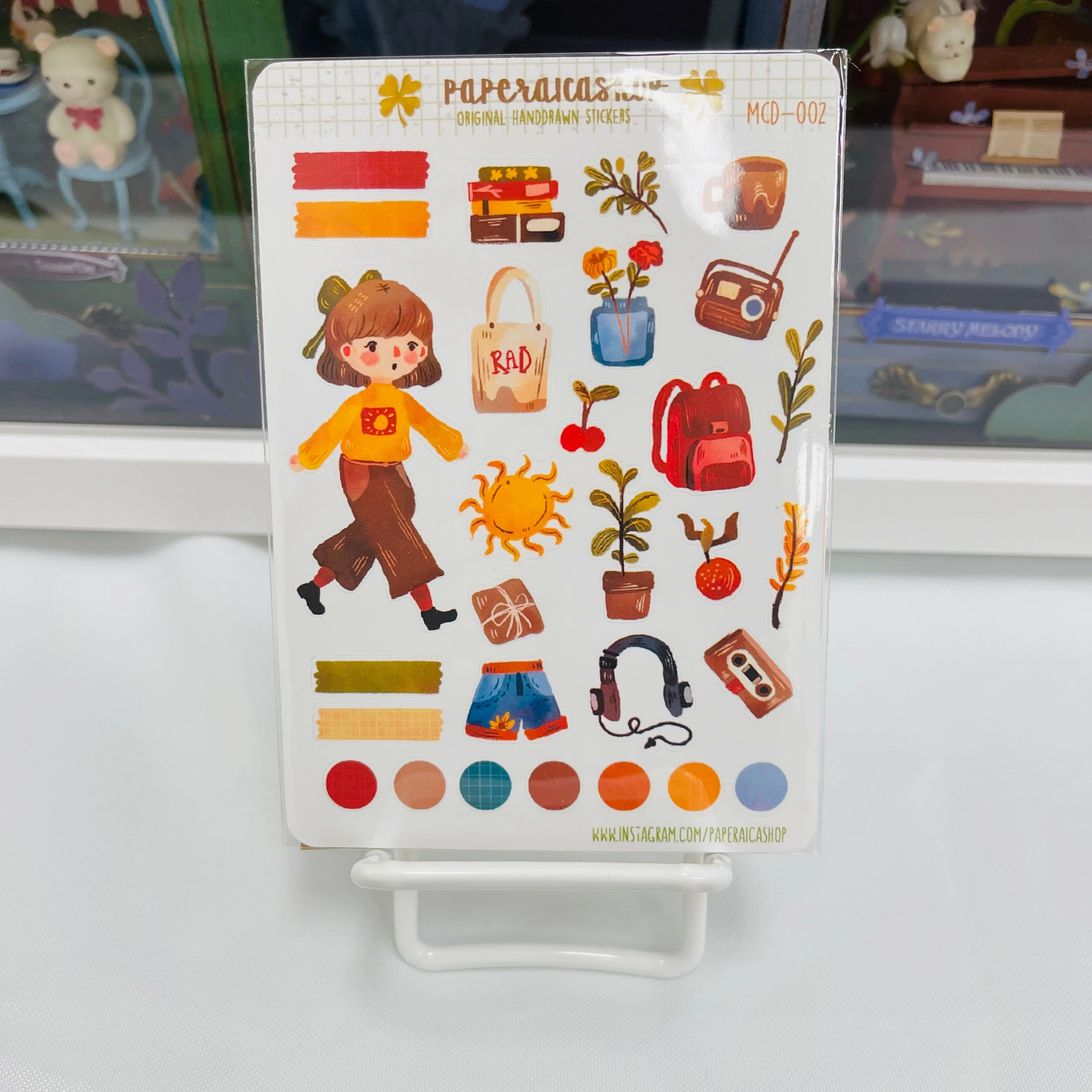 eco lightweight Paperaicashop Sunchild Planner Sticker
