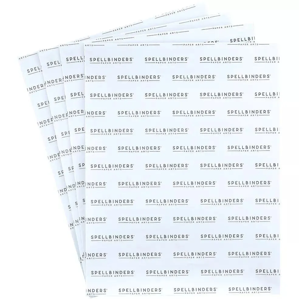 everyday Spellbinders White Double-Sided Adhesive Liner Sheets - 8.5X11 - 4 Pack